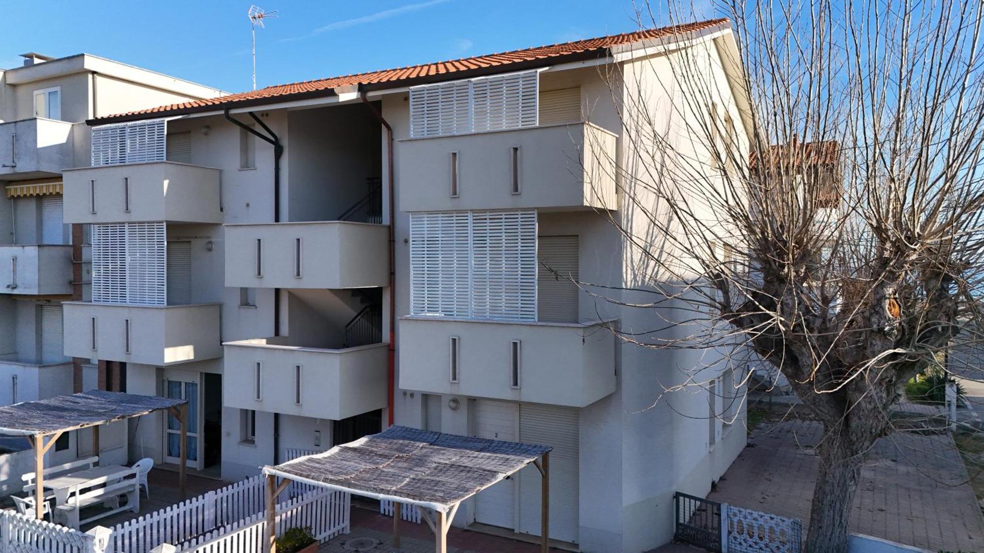 マロッタTrilocale Con Terrazzino A 30Mt Dal Mare Di Fano - F005アパートメント エクステリア 写真